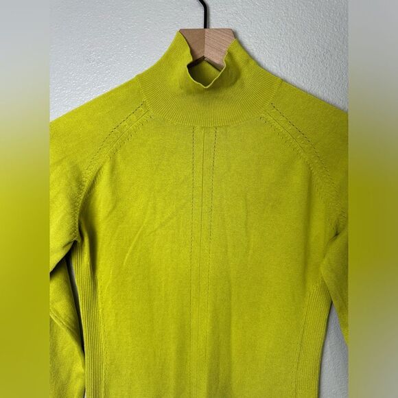L.A.M.B. Silk Cashmere Blend Turtleneck Sweater Size M - Picture 6 of 11